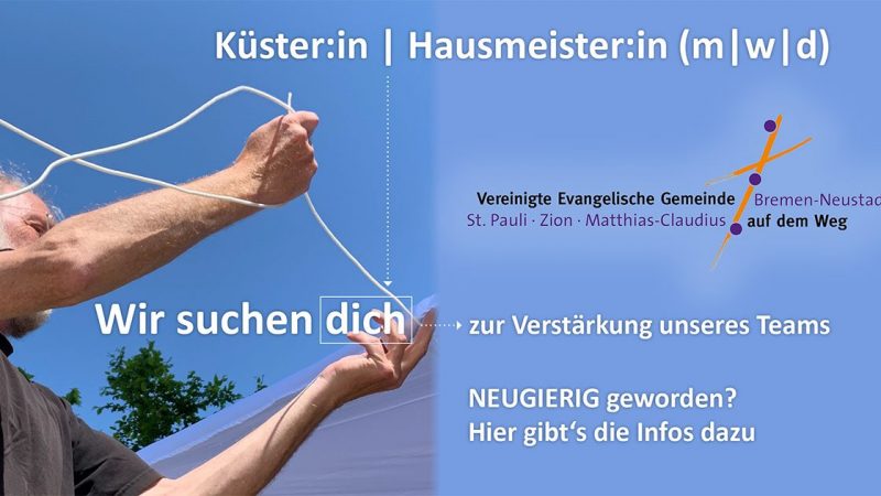 Job | Küster:in | Hausmeister:in | 21,25 Std
