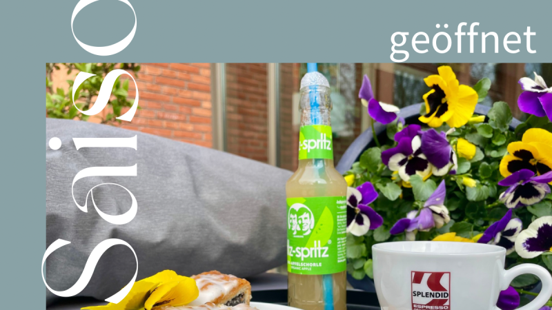 Wir öffenen die Türen im Café Salute | Die Outdoor-Saison beginnt
