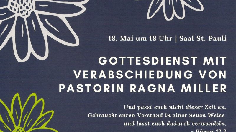 Abschied von Ragna Miller | 18.05. | St. Pauli