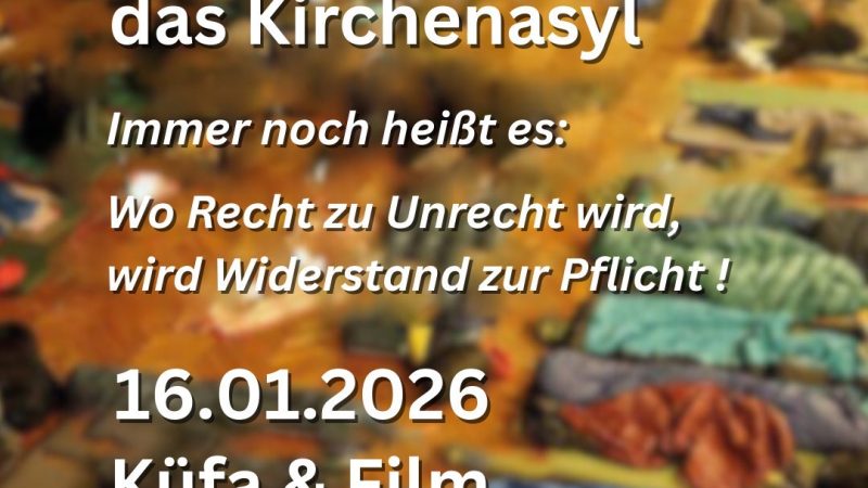 Asyl ist ein Grundrecht | Zion 16.01.